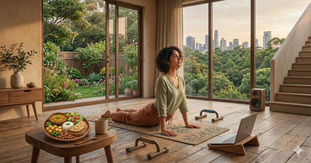 Women fitness tips at home