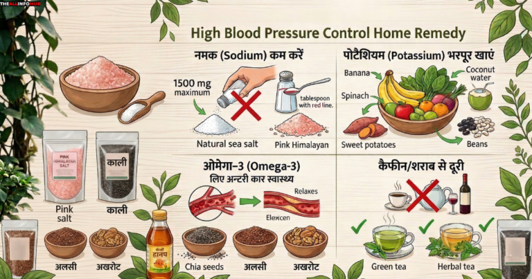 High Blood Pressure Control Home Remedy