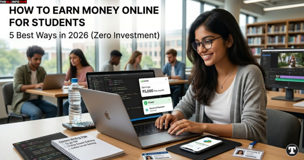 how to earn money online for students